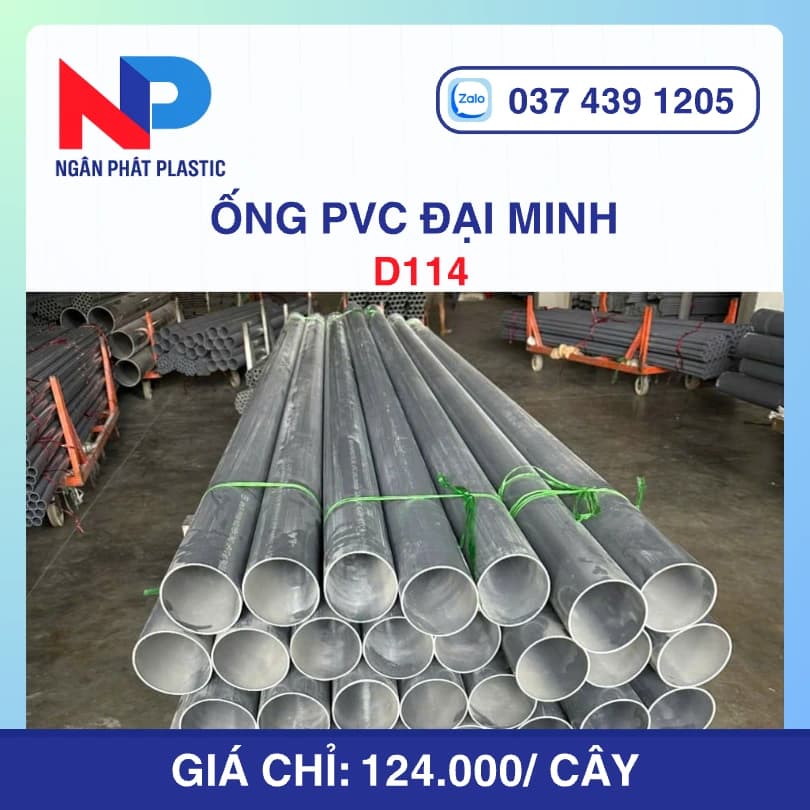 Ống Nhựa PVC 114 Đại Minh