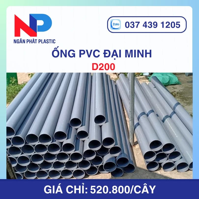 Ống Nhựa PVC 250 Đại Minh