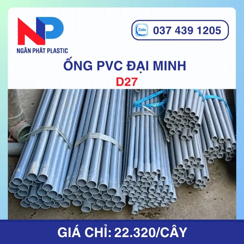 Ống Nhựa PVC 27 Đại Minh