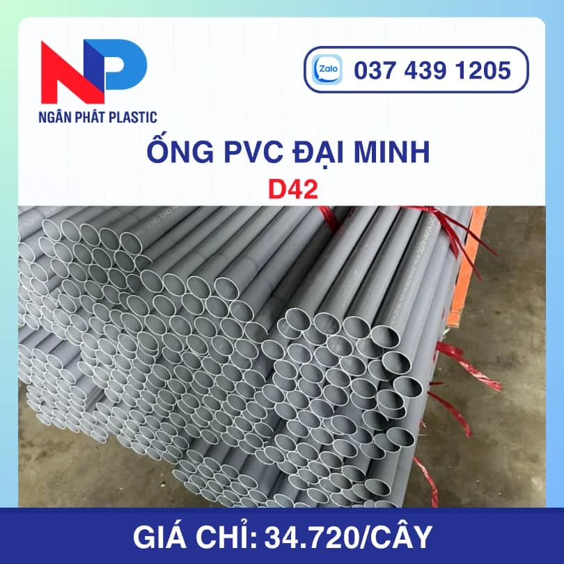 Ống Nhựa PVC 42 Đại Minh