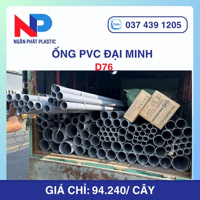 Ống Nhựa PVC 76 Đại Minh
