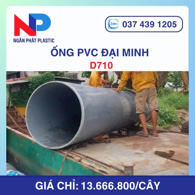 Ống Nhựa PVC 800 Đại Minh