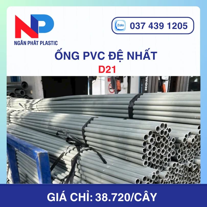 Ống Nhựa PVC D21 Đệ Nhất