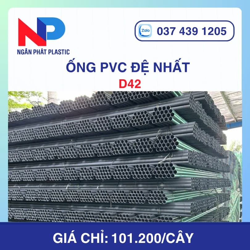 Ống Nhựa PVC D42 Đệ Nhất