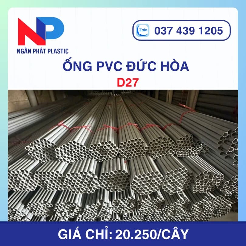 Ống Nhựa uPVC D27