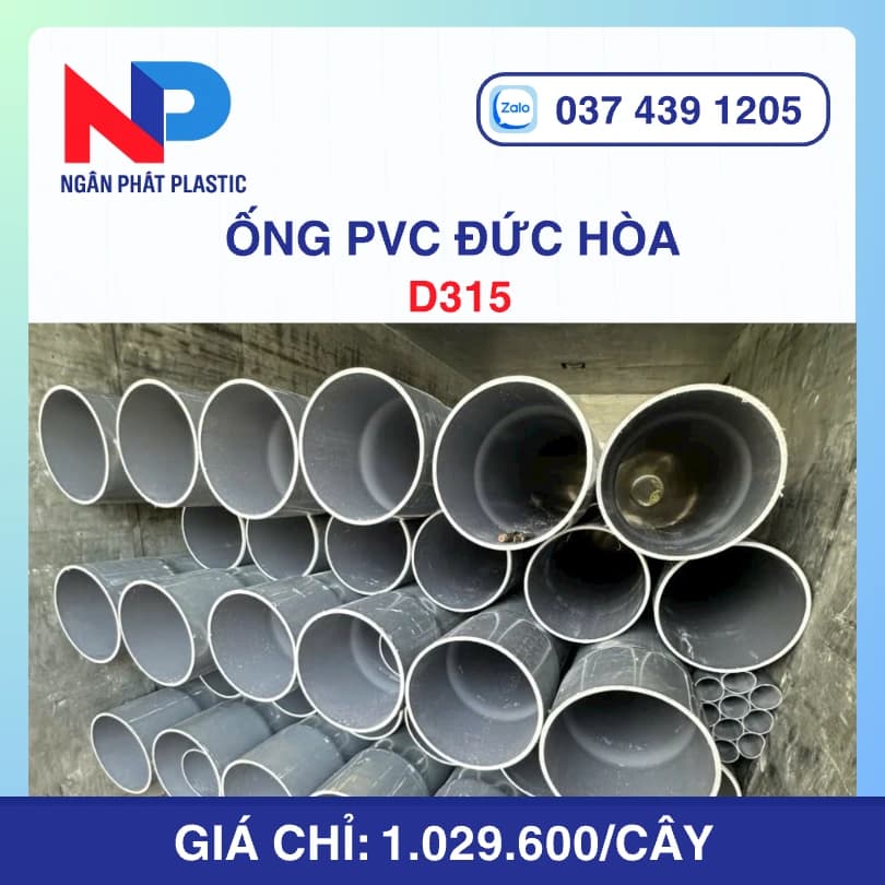 Ống Nhựa uPVC D315