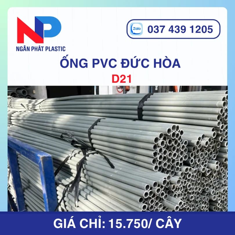 Ống Nhựa uPVC D21 Đức Hoà