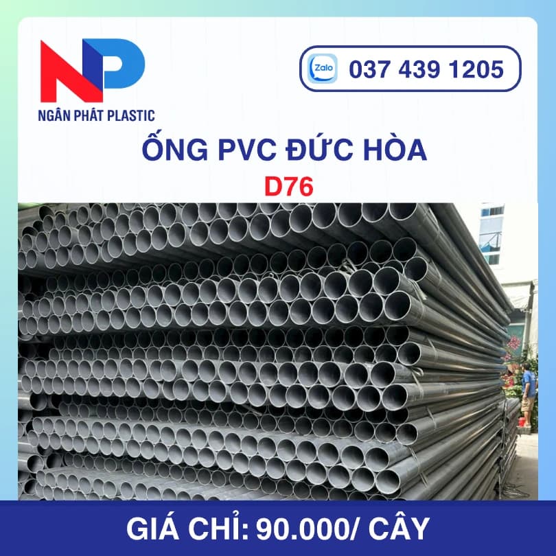 Ống Nhựa uPVC D76