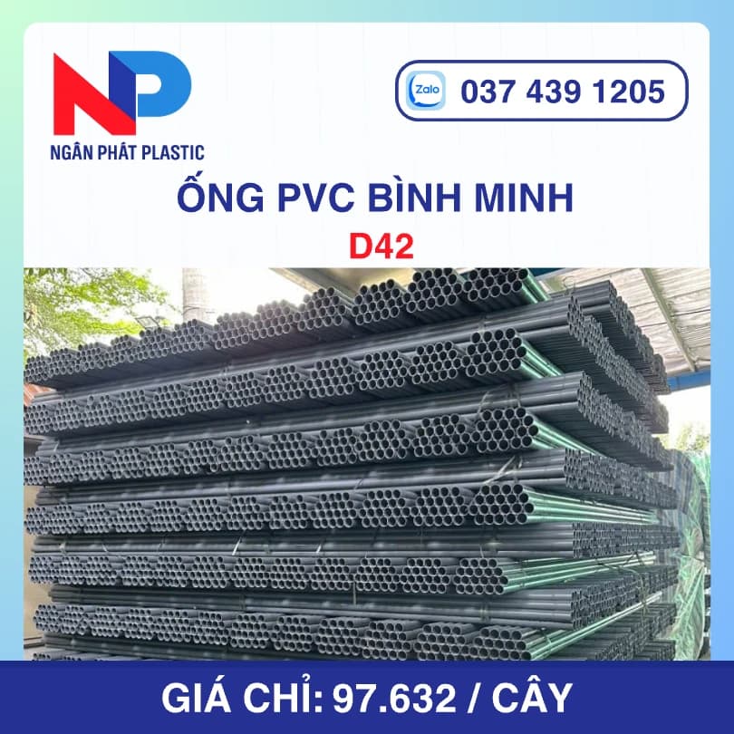 Ống Nhựa uPVC D42 Bình Minh