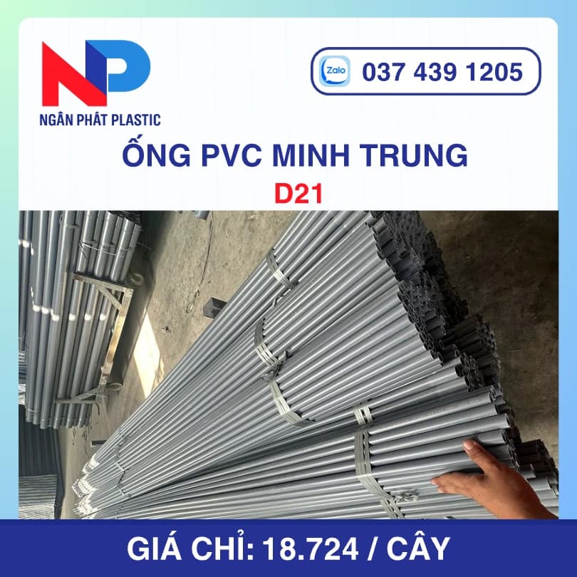 Ống Nhựa UPVC D200 Minh Trung Bơm Cát