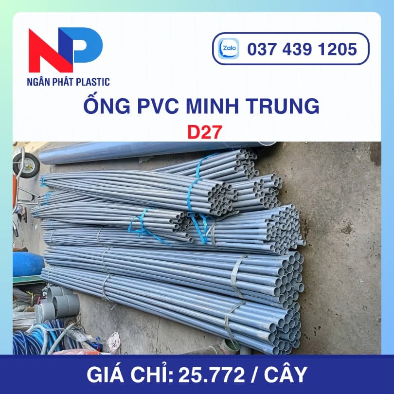Ống Nhựa UPVC D250 Minh Trung Bơm Cát