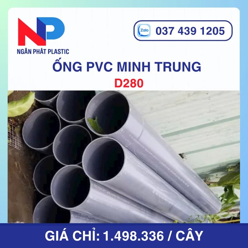 Ống Nhựa UPVC D27 Minh Trung Bơm Cát