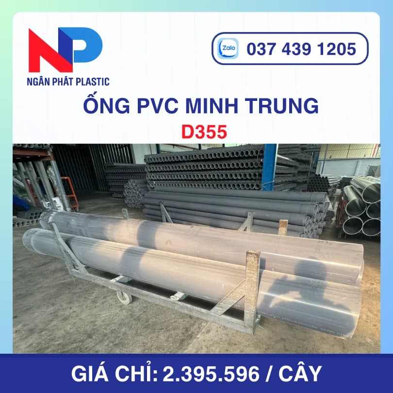 Ống Nhựa UPVC D34 Minh Trung Bơm Cát