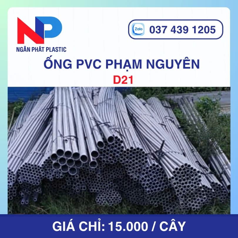Ống Nhựa PVC D21 Phạm Nguyên