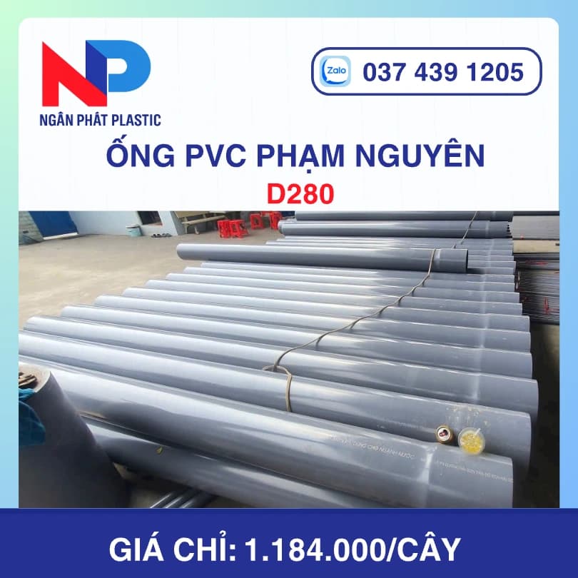 Ống Nhựa PVC D280 Phạm Nguyên