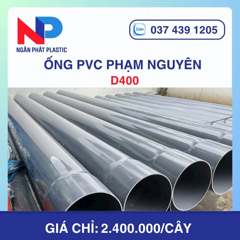Ống Nhựa PVC D400 Phạm Nguyên
