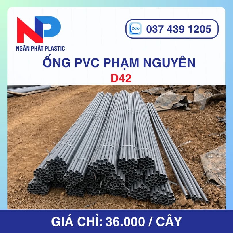 Ống Nhựa PVC D42 Phạm Nguyên