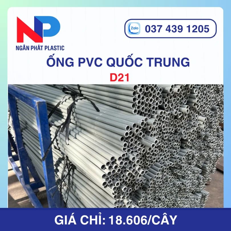 Ống Nhựa D21 Quốc Trung