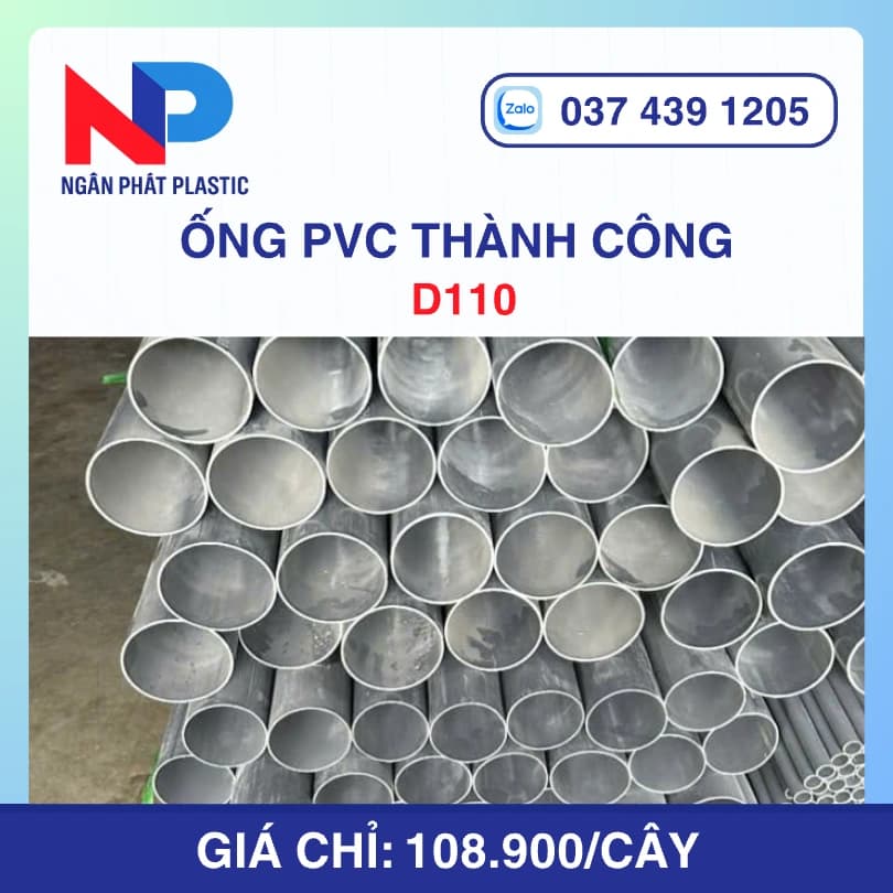 Ống uPVC D110 Thành Công