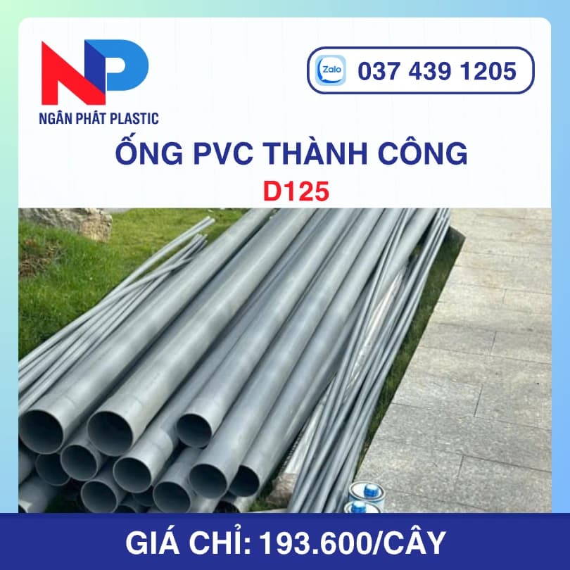Ống uPVC D125 Thành Công