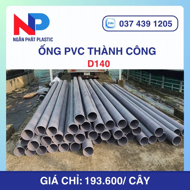 Ống uPVC D140 Thành Công