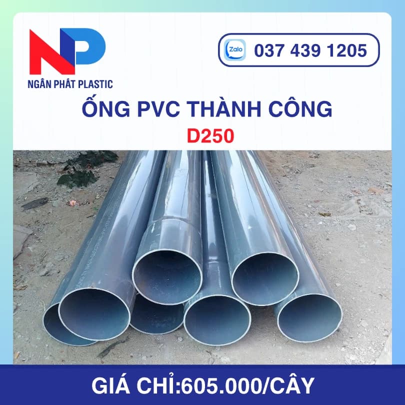 Ống uPVC D250 Thành Công