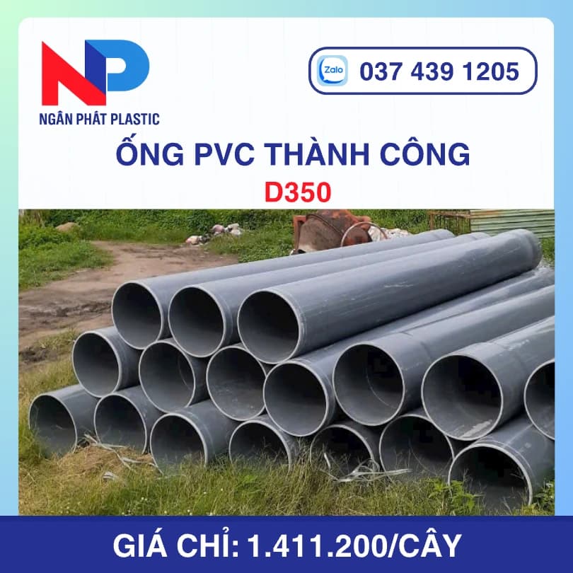 Ống uPVC D350 Thành Công