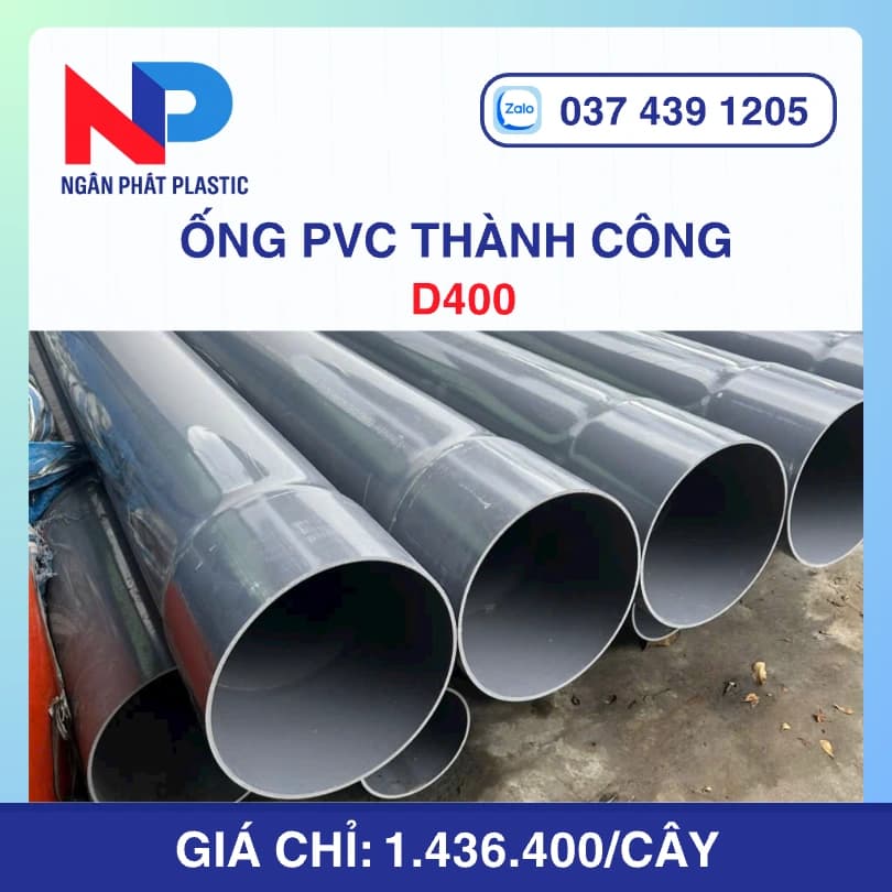 Ống uPVC D400 Thành Công