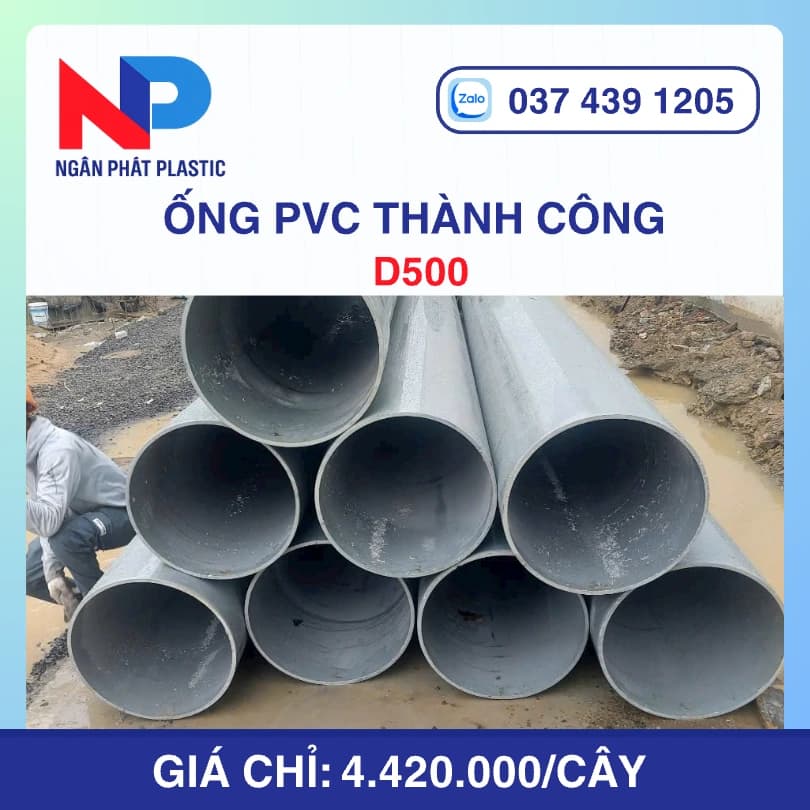 Ống uPVC D500 Thành Công