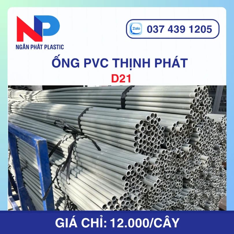 Ống Nhựa uPVC D21 Thịnh Phát