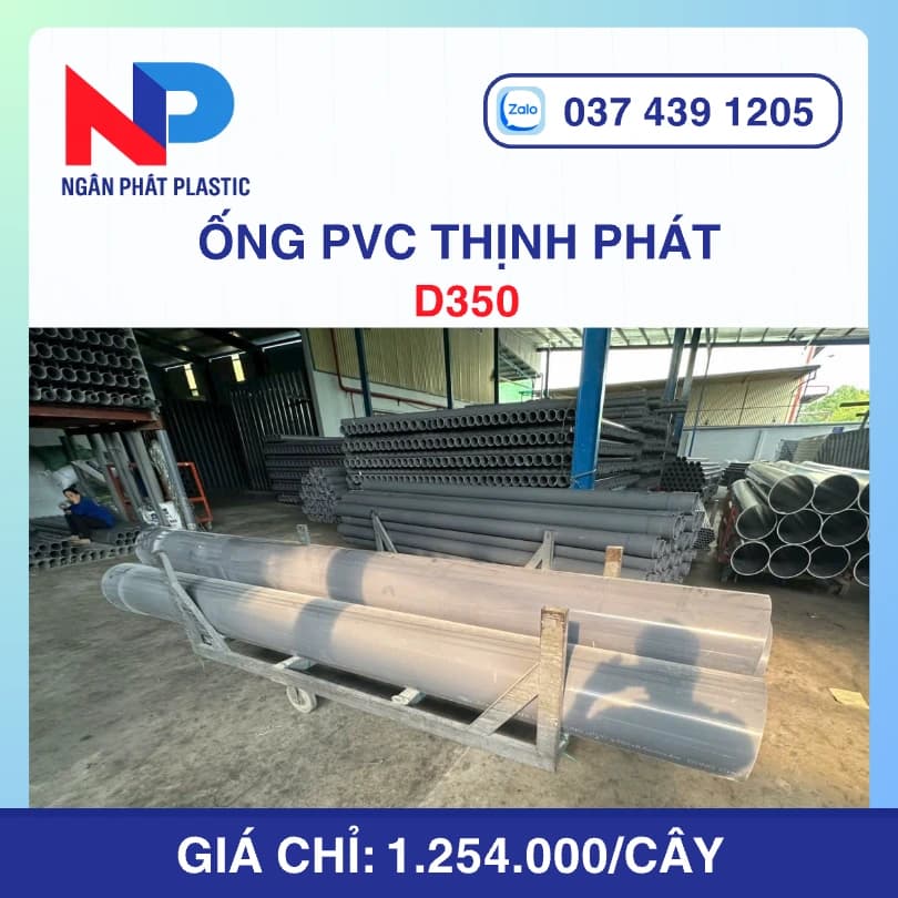 Ống Nhựa uPVC D350 Thịnh Phát
