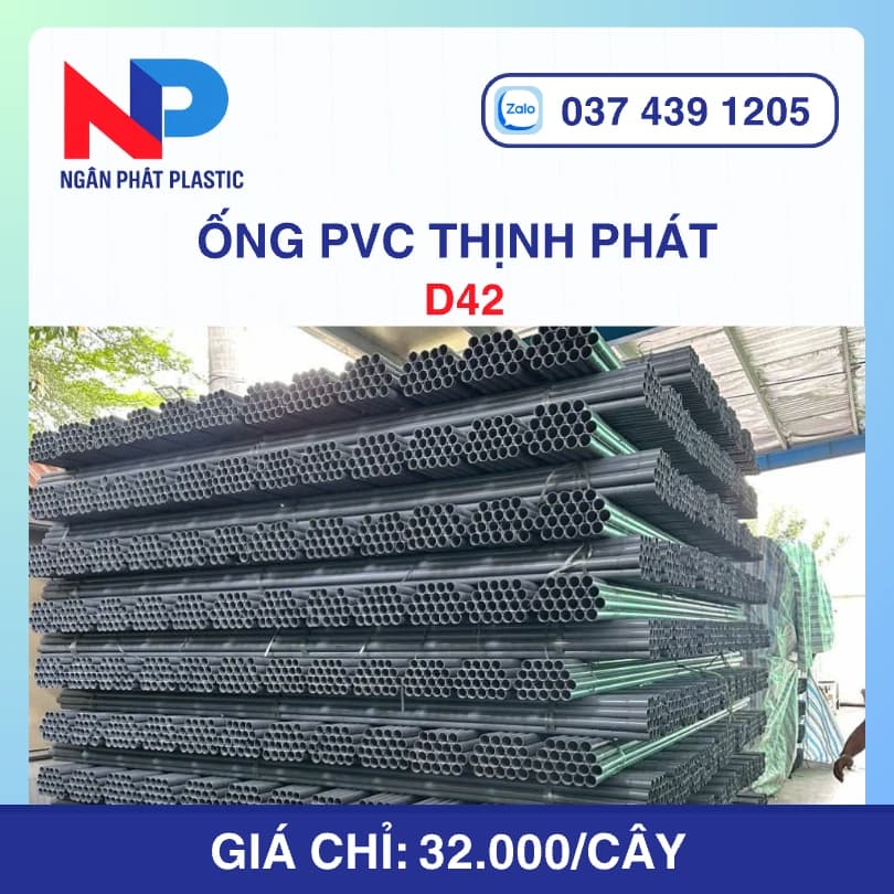 Ống Nhựa uPVC D42 Thịnh Phát