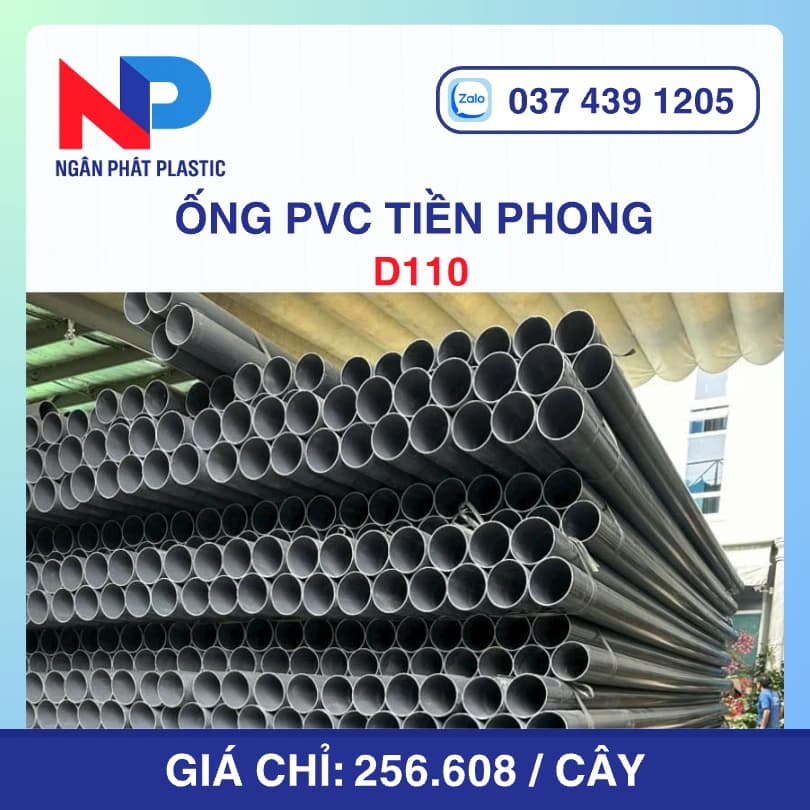 Ống PVC D110 Nhựa Tiền Phong