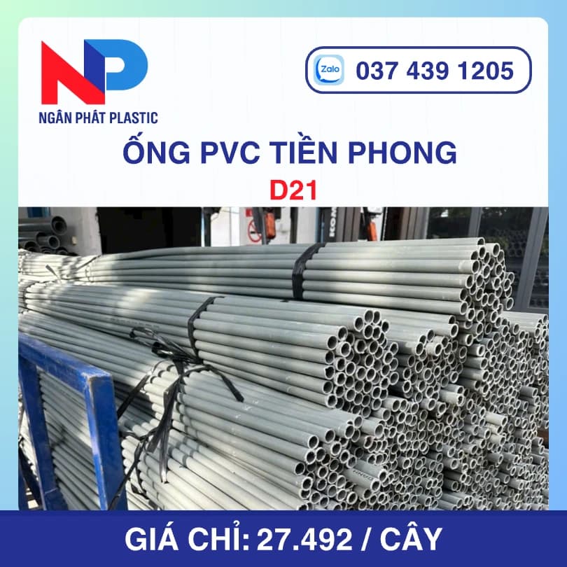 Ống PVC D21 Nhựa Tiền Phong