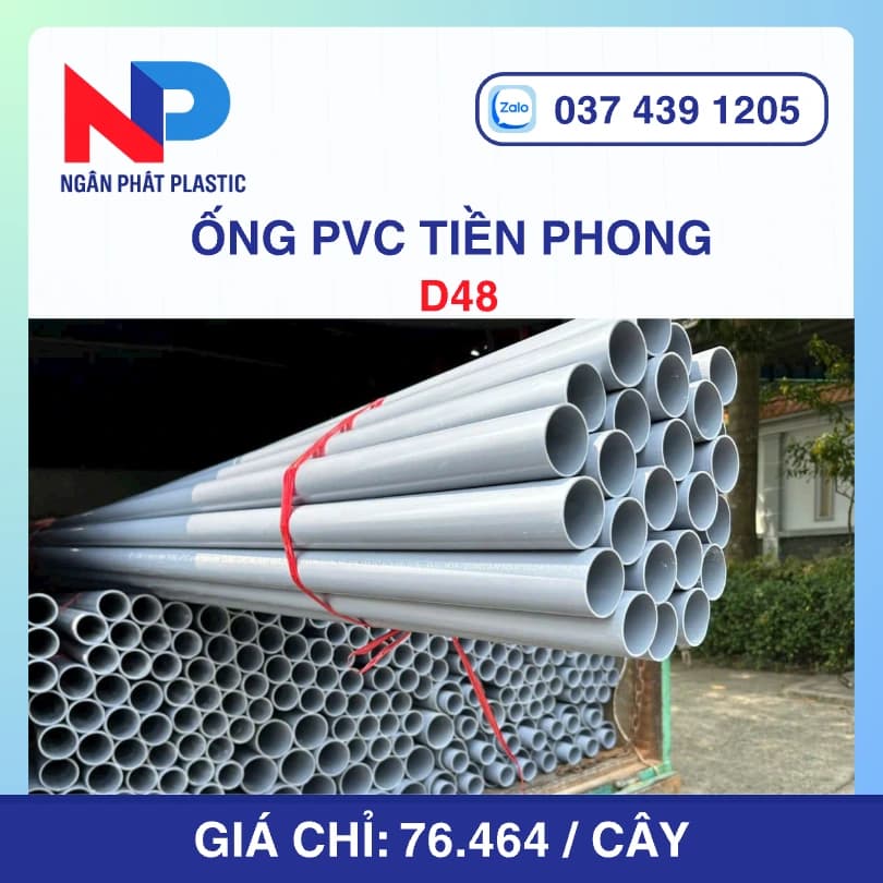 Ống PVC D48 Nhựa Tiền Phong