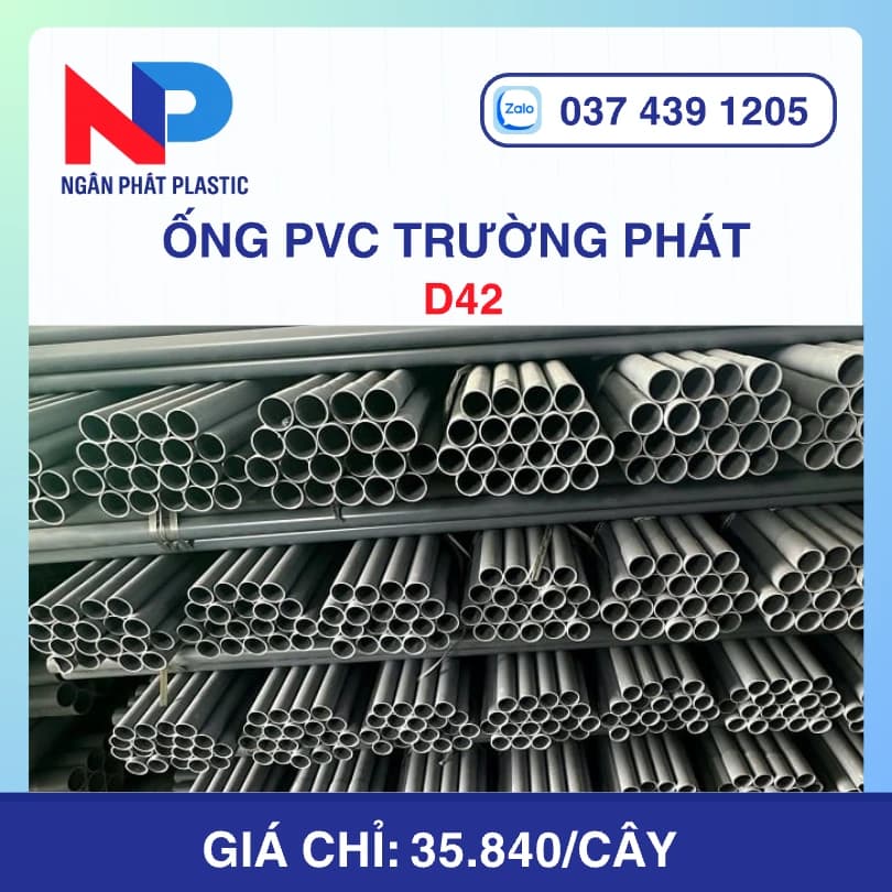 Ống Nhựa uPVC D42 Trường Phát