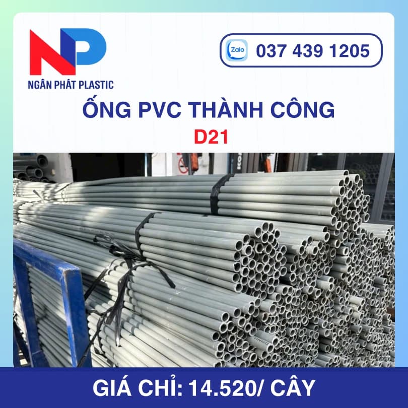 Ống uPVC D21 Thành Công