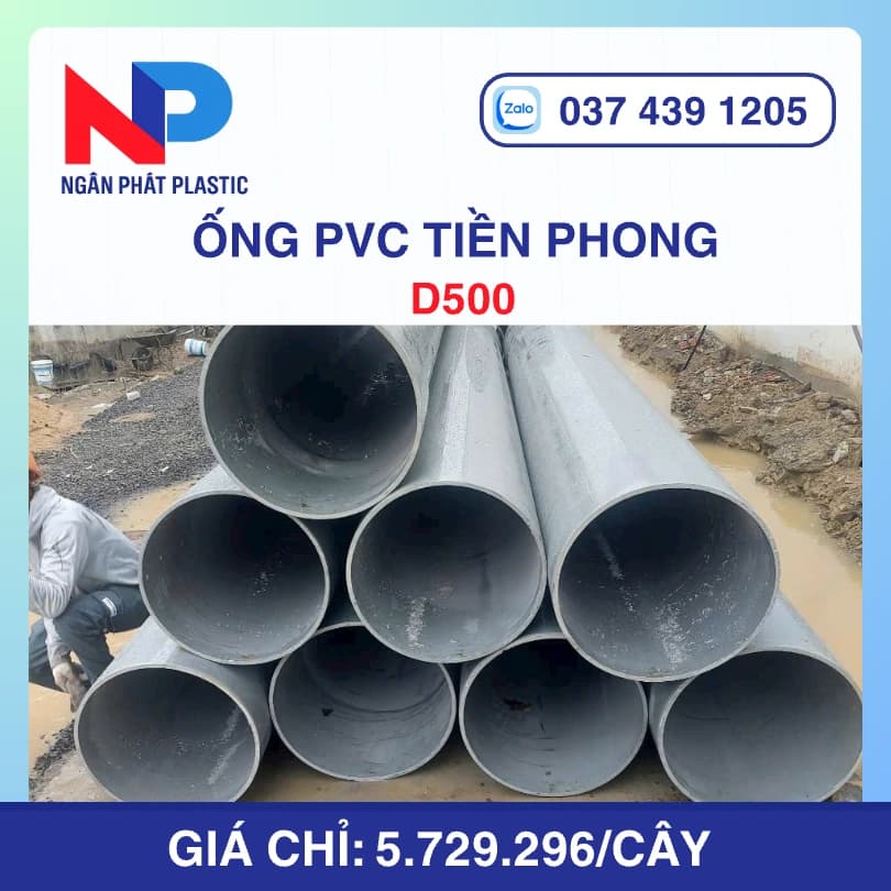 Ống PVC D500 Nhựa Tiền Phong